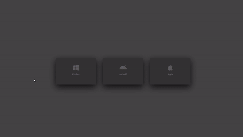 Card Element Hover Effect